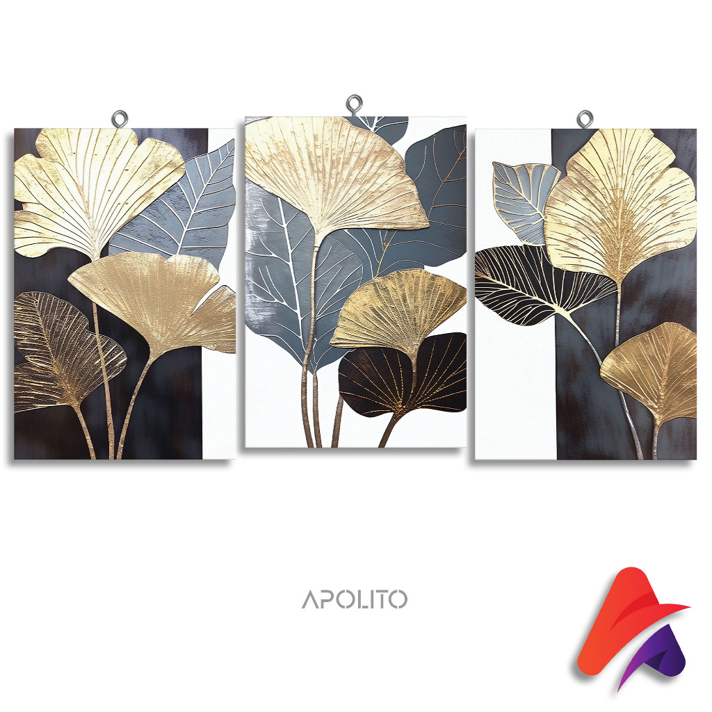 Discount Hiasan Dinding (20X30) Abstrak Daun Kertas Aesthetic Pajangan Dinding Dekorasi Dinding