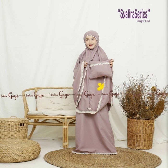 MUKENA ANAK 3-12 TAHUN POLOS TAS MUKENA