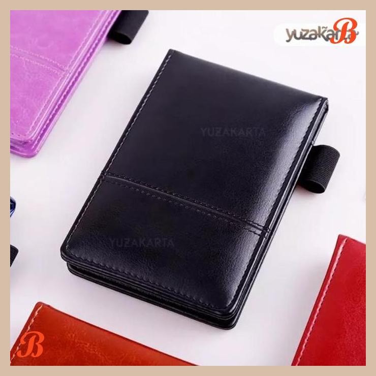 

| YZA | BUKU CATATAN BINDER MINI NOTE COVER KULIT KALKULATOR + PULPEN