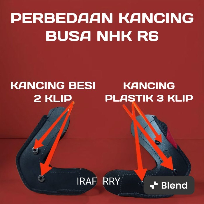 READY BUSA HELM NHK R6 + KACA HELM NHK R6