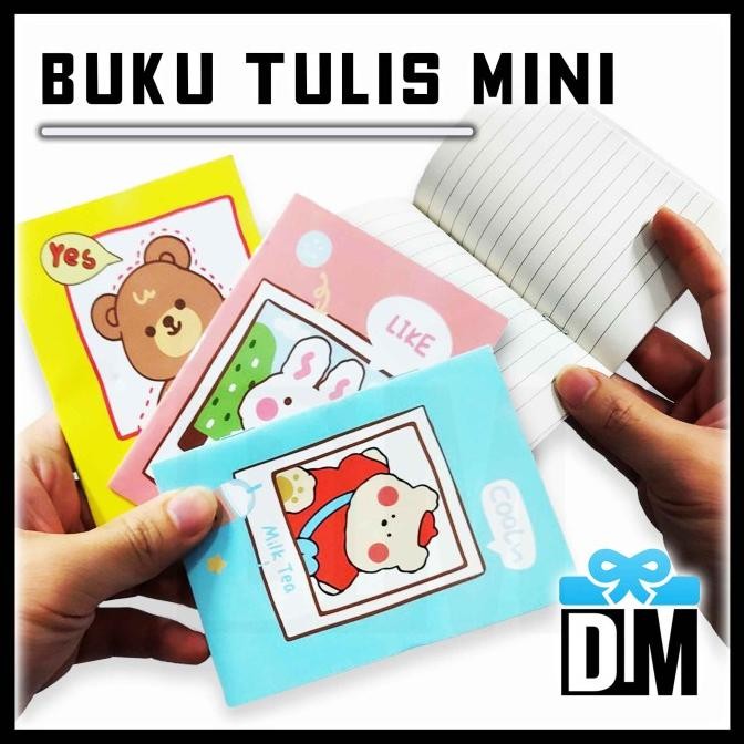 

((((()paling dicari] Buku Tulis Mini Agenda Catatan Sekolah Garis Bergaris Diary Lucu