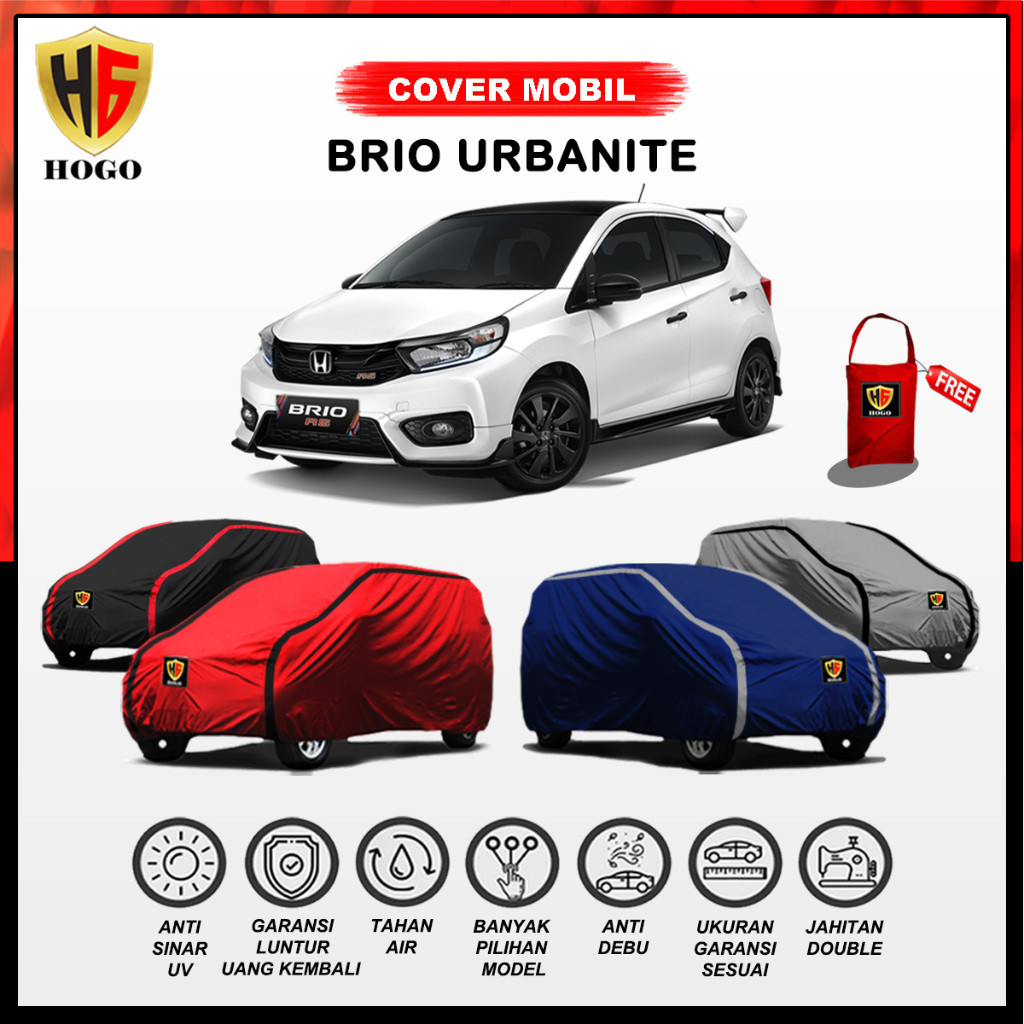 Hogo Body Cover Mobil Brio 2022 2023 / Sarung / Selimut Penutup Honda Brio Satya Mantel Waterproof