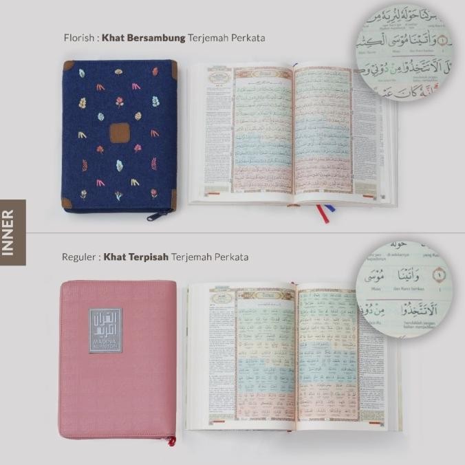 

Al Quran/Alquran Hafalan Terjemah Tajwid Madinah Ustmani Resleting A5 TK