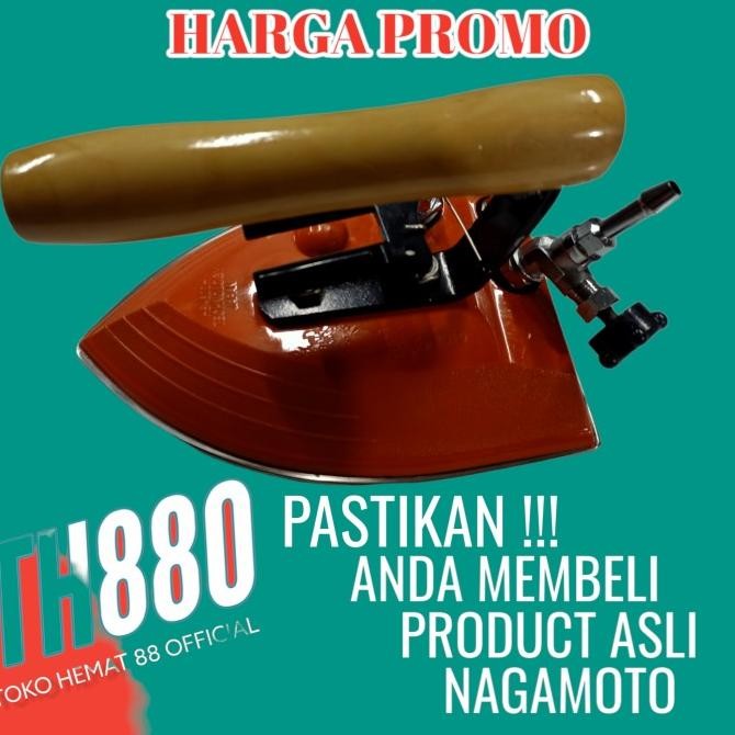 KEPALA SETRIKA UAP NAGAMOTO UNTUK BOILER SETRIKA UAP LAUNDRY GARMEN