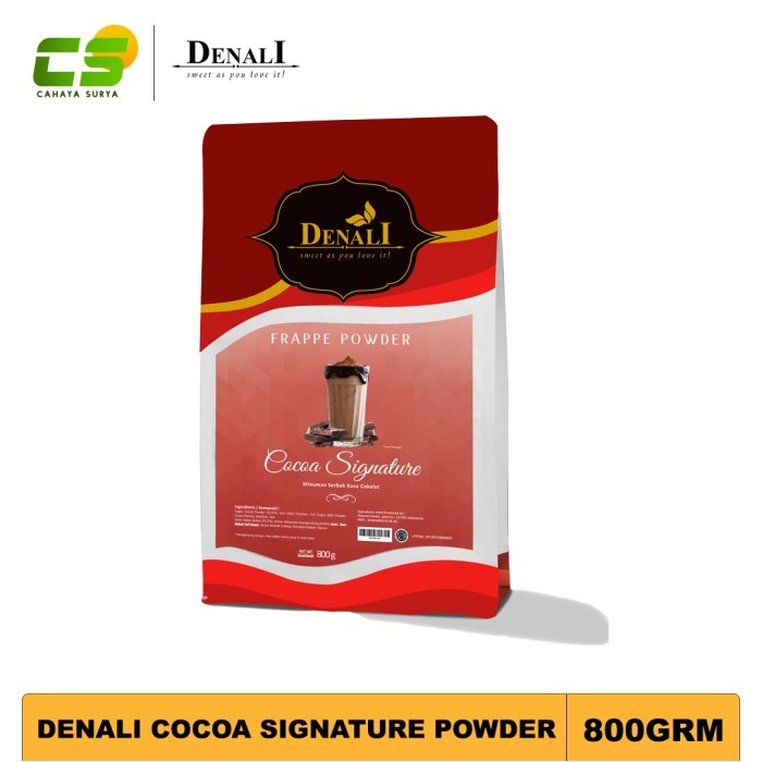

Denali Powder / Bubuk Minuman - Cocoa Signature 800 gr
