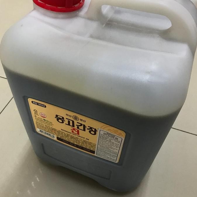 

Monggo Kecap Asin Soy Sauce Jin Gan Jang Multipurpose 13 Ltr Korea WS88