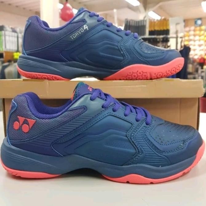 Sale Sepatu Spatu Shoes Badminton Bulutangkis Bulu Tangkis Bultang Yonex Yonek Tokyo 4 Tokyo4 Navy P
