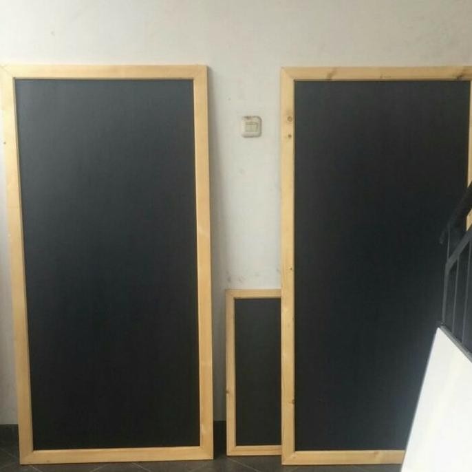 

Papan Menu Cafe Resto Kedai Restoran Gantung Tulis Kapur ukuran Besar TL