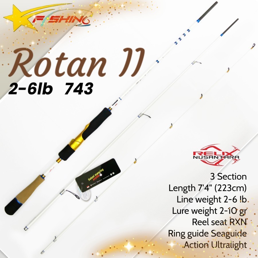 Joran Rotan II 743 Relix Nusantara