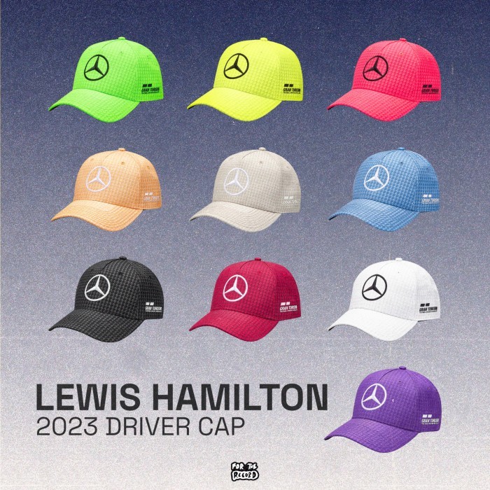 Topi F1 Lewis Hamilton Mercedes AMG F1 Team 2023 Driver Cap (Original)