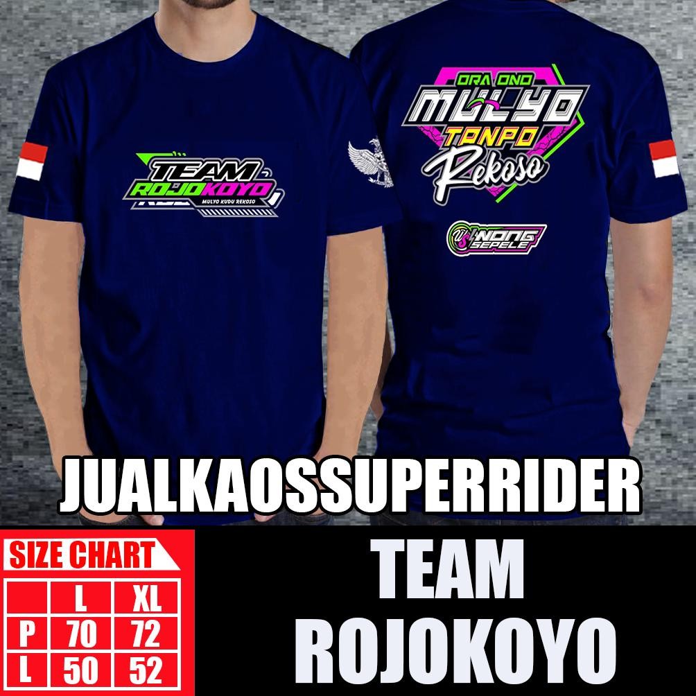 Promo Kaos Pria Team Rojokoyo O&J Style