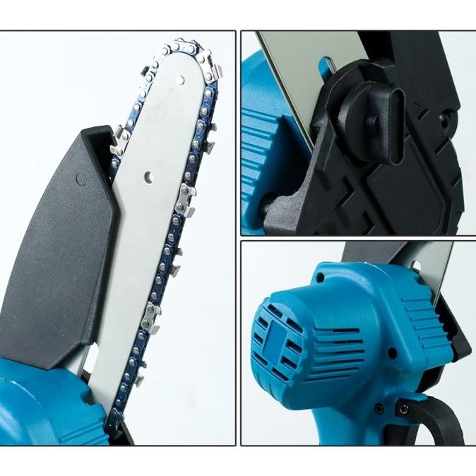 GERGAJI LISTRIK MESIN SENSO KAYU MINI CORDLESS PORTABLE RECHARGEABLE