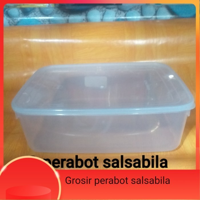 Toples Kotak Plastik,Wadah Kue Kering,Donat Varia Pack 3500 Ml