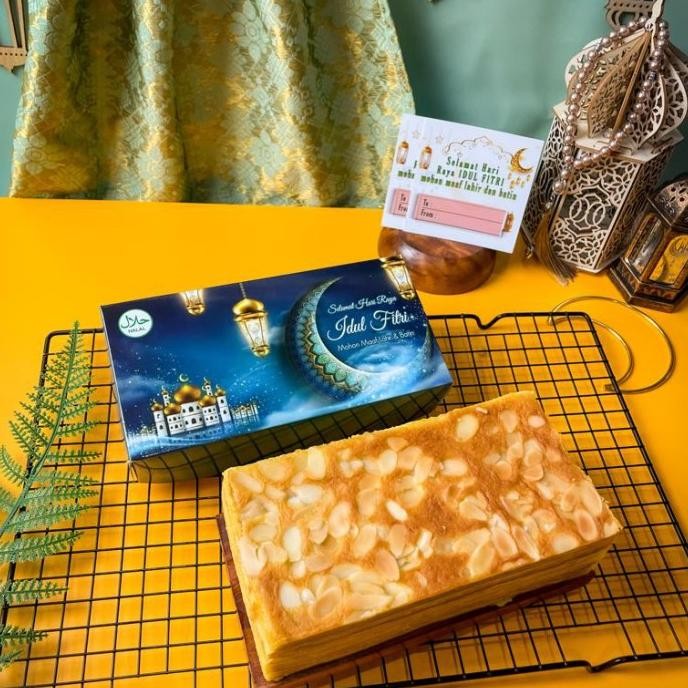 

Kue Lapis Legit Almond 10x20cm Berkualitas