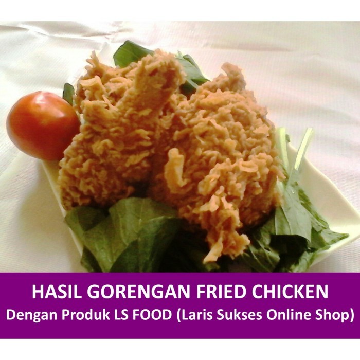 

BIANG TEPUNG FRIED CHICKEN 1 KG, CRISPY TAHAN 8 JAM