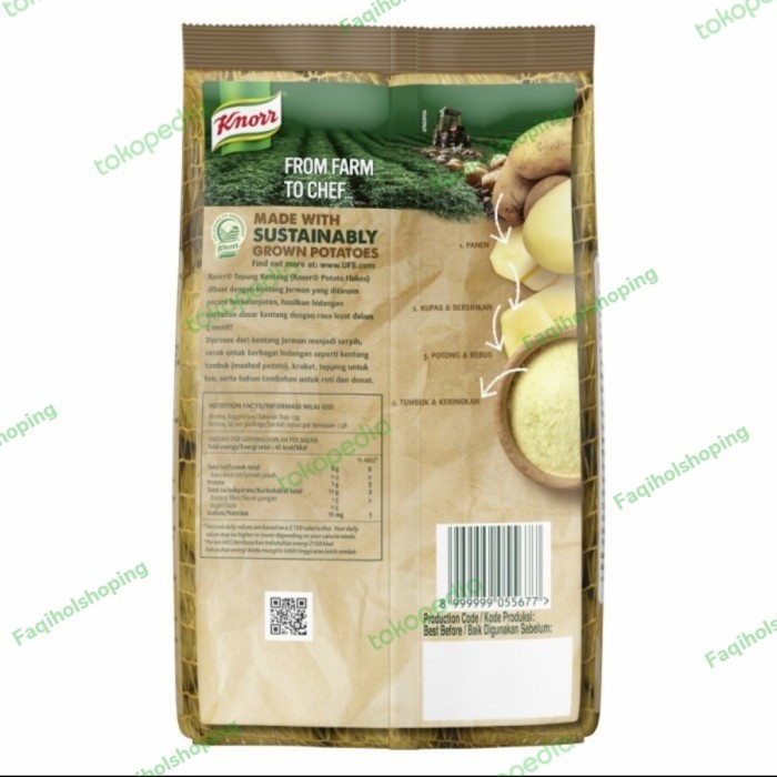 

KNORR POTATO FLAKES 500 GRAM