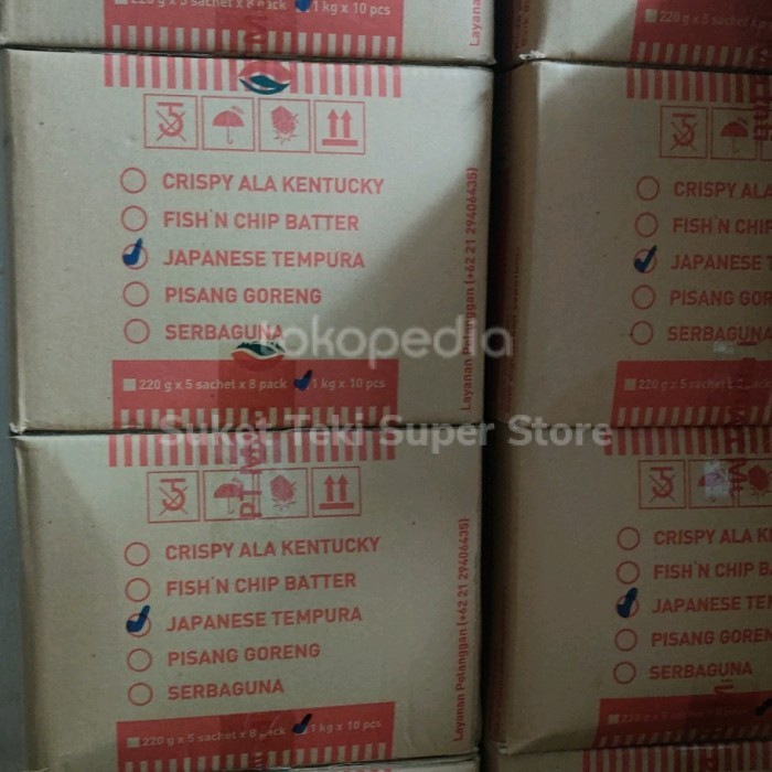 

EASYMIX EASY MIX JAPANESE TEMPURA 1 KG TEMPURAKO PER DUS GROSIR ISI 10