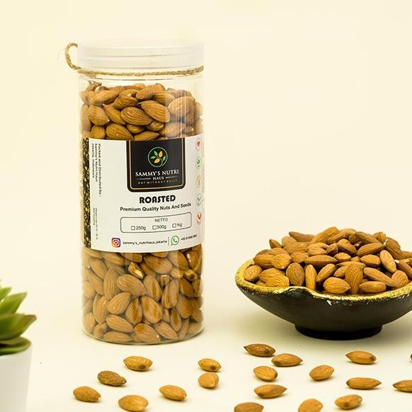 

Roasted Salted Almond AUSTRALIA 1kg (Kacang Almond Panggang Asin) Berkualitas
