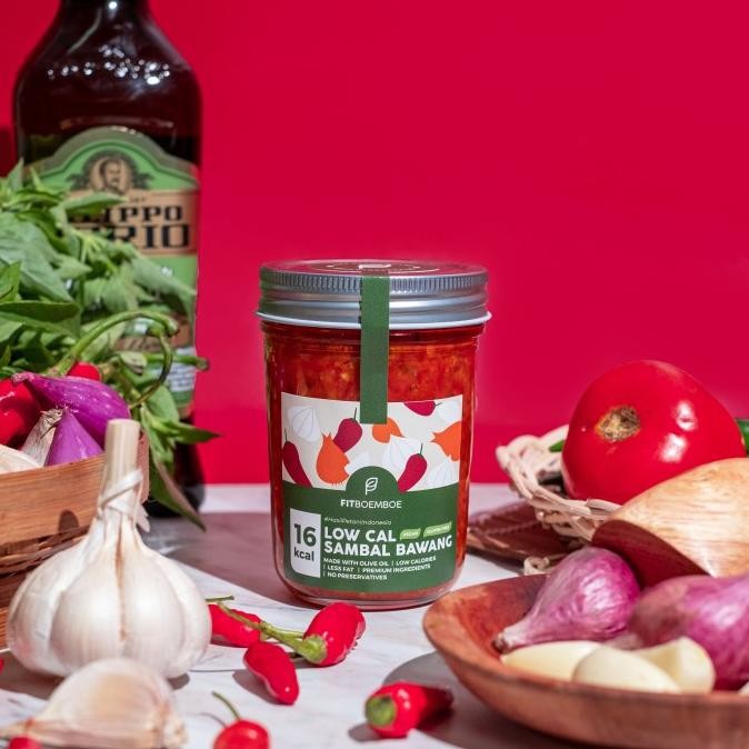 

FIT BOEMBOE - SAMBAL BAWANG 175G |MADE WITH OLIVE OIL , LOW CALORIES ORIGINAL