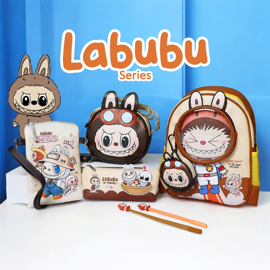

[PAKET HEMAT] Labubu Set Coklat / Set Karakter Lucu / Kado Ulang Tahun / Hampers Hadiah