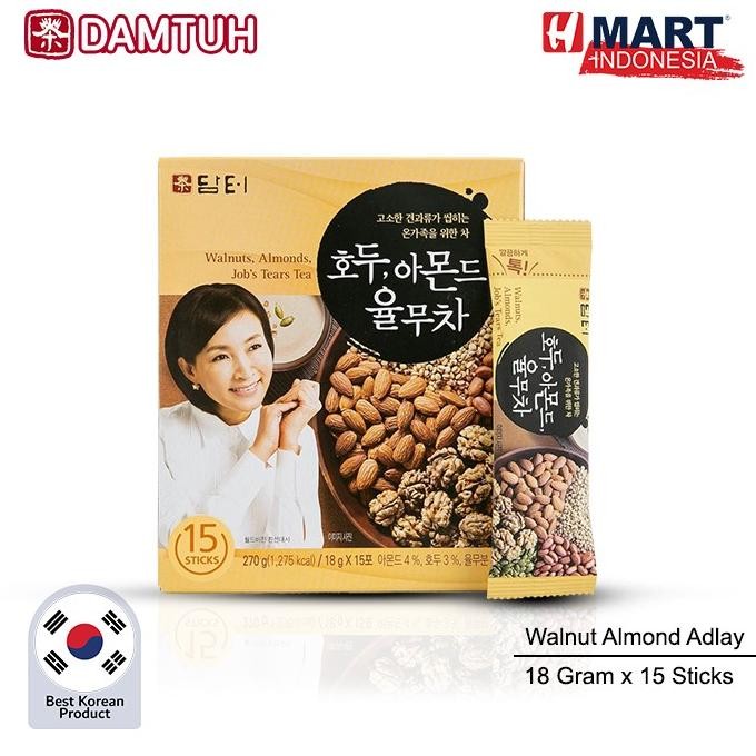 

DAMTUH Walnut Almond Adlay - Serbuk Minuman Sereal 18g x 15 Sticks Berkualitas