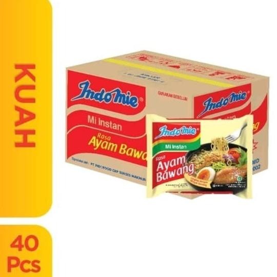 

INDOMIE AYAM BAWANG 1 DUS/KARTON 40 PCS - MURAH ORIGINAL