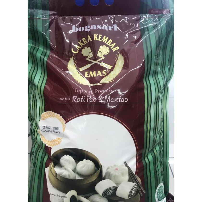 

Tepung Pre Cara Embar Ema Roti Pao Roti Mantao Bogaari 5G