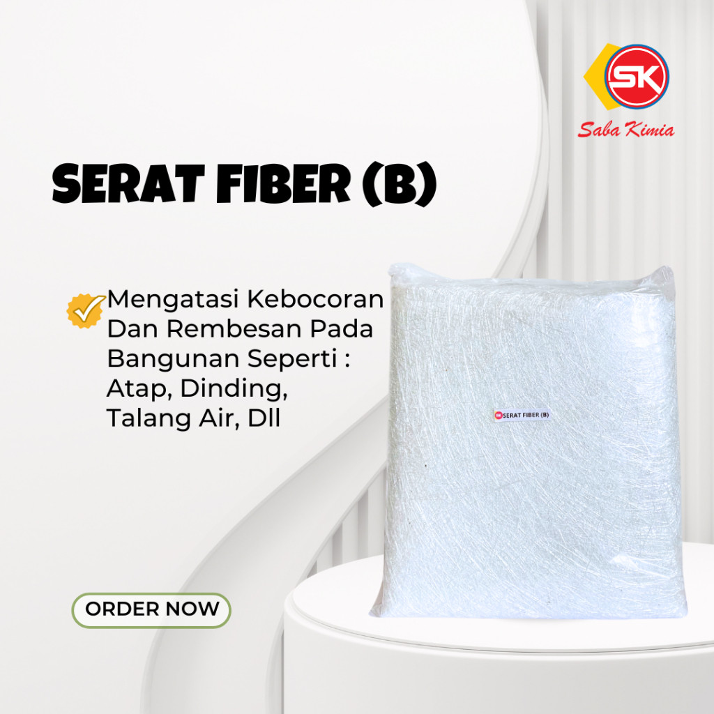 Serat Fiber 1 Kg - Woven Roving / Met 300 30 Kg / Fiberglass
