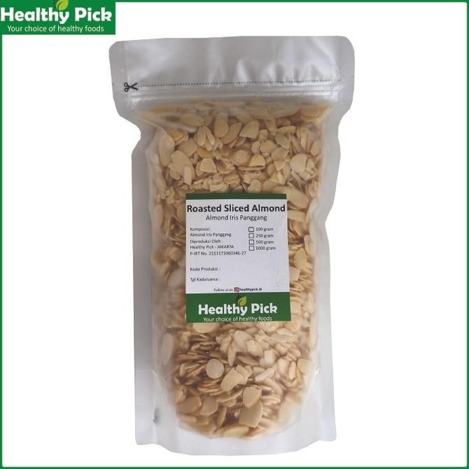 

Roasted Slice Almond Premium 250gr Berkualitas