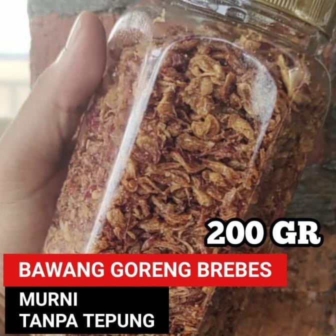 

BAWANG GORENG BREBES MURNI 200 GR / BAWANG MERAH GORENG ORIGINAL