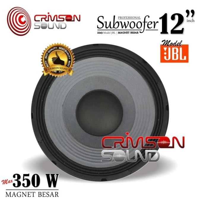 Promo SPEAKER WOOFER 12 Inch MODEL JBL CRIMSON 2243H MAGNET BESAR COD