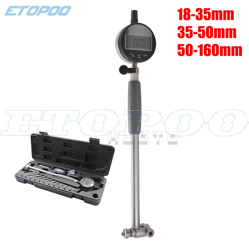 BEST Digital 0.001mm 18-35mm 35-50mm 50-160mm/0.01mm Dial Bore Gauge Center Ring Dial Indicator Micr