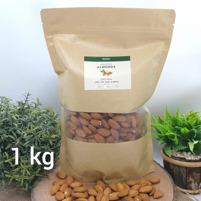 

Roasted Almonds / Kacang Almond Panggang 1kg - Diet, Snack, Sehat, Berkualitas