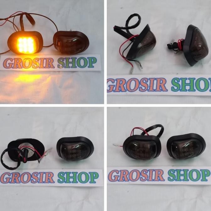 Promo LAMPU SEN SEIN LED TEMPEL BULAT OVAL SEIN SEN LED FAIRING SEN FERING