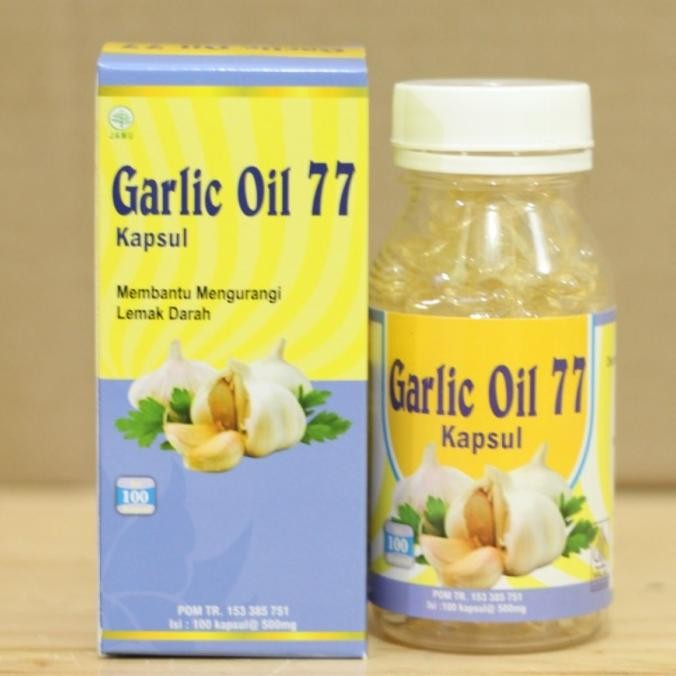 

GARLIC OIL 77 EKSTRAK BAWANG PUTIH ISI 100 KAPSUL ASLI ORIGINAL