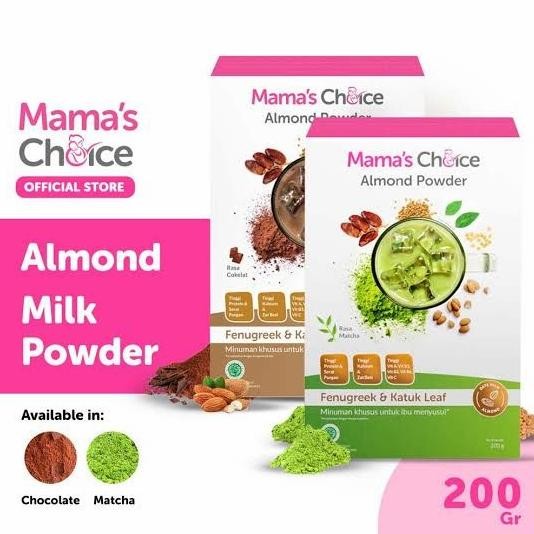 

Mama's Choice Almond Powder 200gr Asi Boster Susu Almond Pelancar Asi Berkualitas