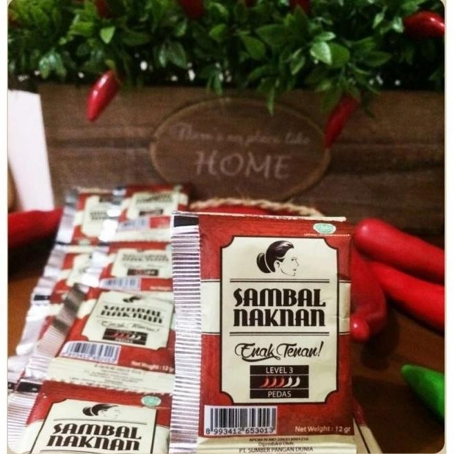 

SAMBAL NAKNAN BAWANG SACHET LEVEL 3 (PEDAS) ~ TINGKAT PEDAS 20.000 SHU ORIGINAL