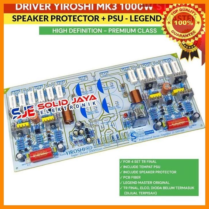 [SJE] KIT DRIVER YIROSHI MK3 MK-3 MK 3 TANPA TR FINAL LEGEND MASTER ASLI ORI