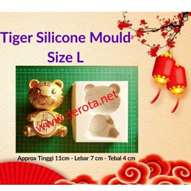 CETAKAN MACAN TER SILIKON IMLEK CETAKAN KUE FONDANT PUDING MOULD STOCK TERBARU