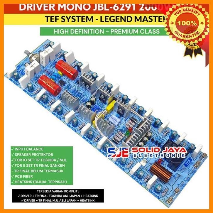 [SJE] KIT SUPER DRIVER JBL 6291 JBL-6291 JBL6291 AMPLIFIER LAPANGAN TANPA TR