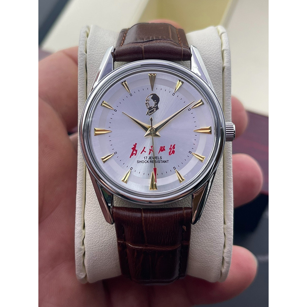 Shanghai watch vintage military watch 36mm bracelet mechanical watch Chinese antique clock classic