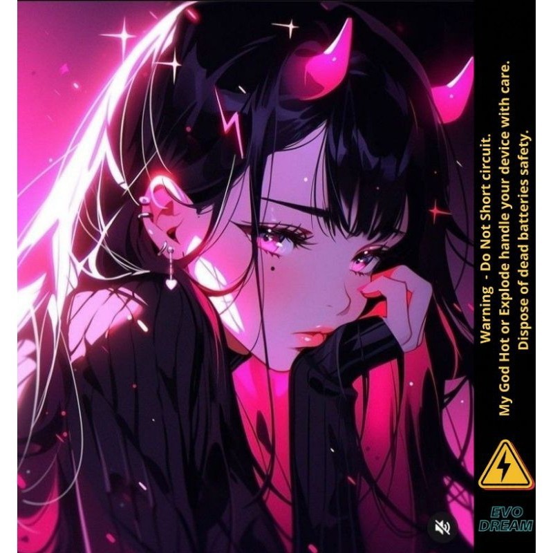 

Terlaris Stiker Wrap Baterai 18650 Waifu Anti Gores Hiasan Garskin Custom Case Laminasi Tebal COD