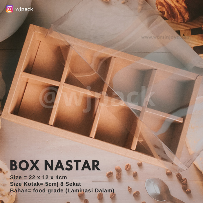 DUS MIKA FOOD GRADE PACKAGING KUE MINI PIE /DUS KUE NASTAR SEKAT 8