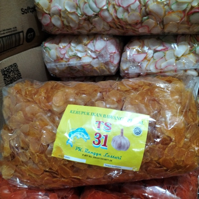 

kerupuk bawang spesial -kuning 5 kg DISTRIBUTOR KERUPUK