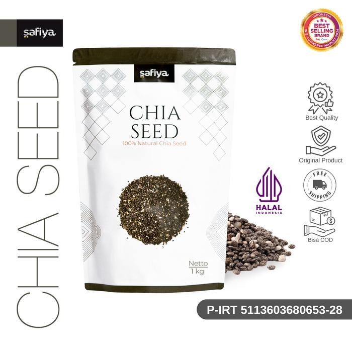 

Safiya Chiaseed Organik 1 Kg Chia Seed Natural Premium