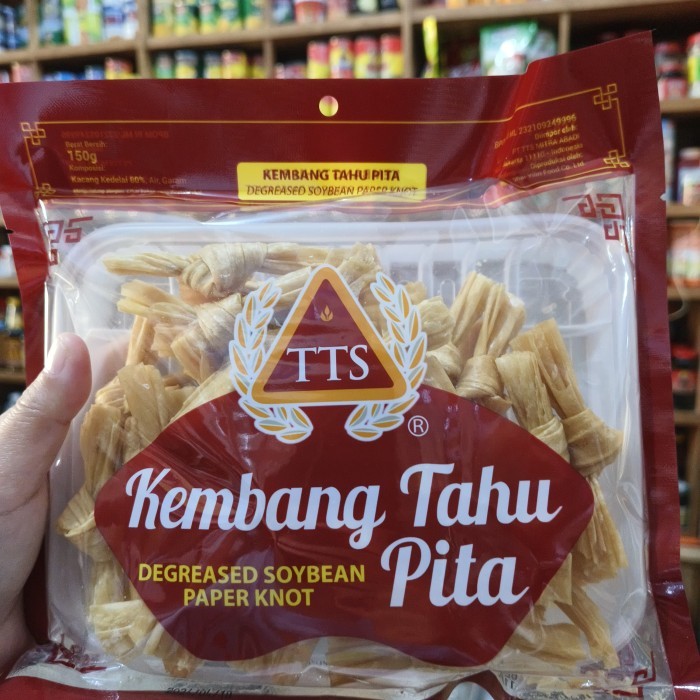 

Tts Kembang Tahu Pita/ Degreased Soybean Paper Knot 150Gr