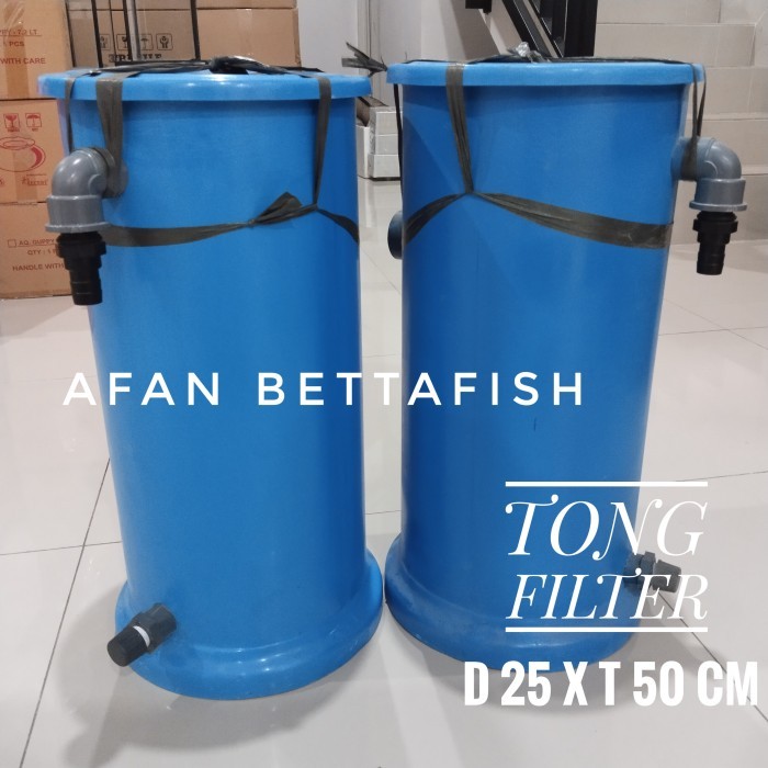 Tabung Tong Fiber Filter Bak Kolam Koi Ikan Ukuran S D:25 x T:50