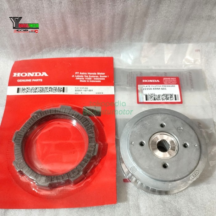 TERBARU rumah kopling + kampas kopling honda VERZA, MEGAPRO MONO, CBR VERZA PROMO