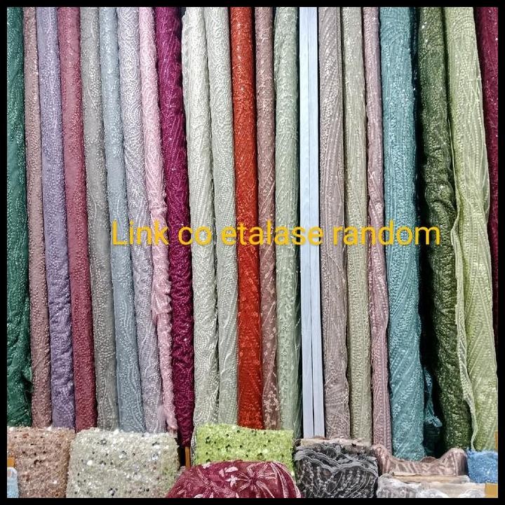 

Terlaris Promo Brukat Polosan Etalase Random Good Quality