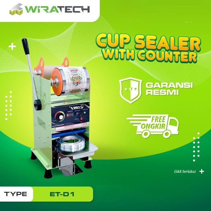 CUP SEALER - MESIN SEALER GELAS PLASTIK - CUP SEALER MANUAL